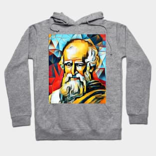 Archimedes Abstract Portrait | Archimedes Artwork 2 Hoodie